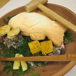 旅亭半水廬 - 特別料理 鯛塩釜焼