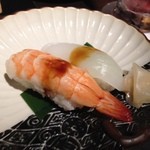 京都つゆしゃぶCHIRIRI - コースのお寿司