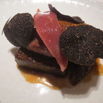 レストラン ラ フィネス - ブレス産小鳩のローストとその腿肉のブーダンノワール2