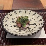 すし処 ひさ田 - 米烏賊、酢味噌、スティックセニョール