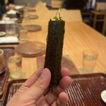 すし処 ひさ田 - 胡瓜古漬けハーブ巻き