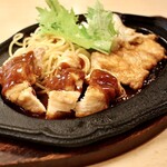 Resutoran Ando Kohi Soruto - B定食(チキンソテー)＋④豚生姜焼