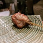 やきとりshira - つくね、写真の角度が良くない