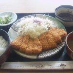 とんかつの松ぞの - ヒレカツ定食（味噌）