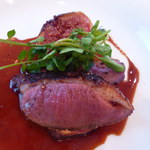 マリーゴールド門司港迎賓館 - フランス産仔鴨のロースト　エピスの香り　蓬莱無花果と合わせて