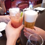 とりあえず乾杯！