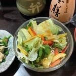 Sushibaru Benkei - 小鉢、サラダ、お椀