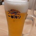 すわき後楽中華そば - 生ビール