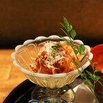 炭焼 おかげさん - 蓮根のアラビアータ