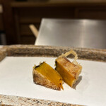 日本橋 蕎ノ字 - 今日の優勝のかぼちゃ