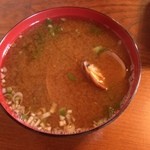 Sushidokoro Okumura - A定食 あさりのお味噌汁