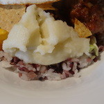 KITCHEN TSUNAGU - 黒米入りのご飯にマッシュドポテト