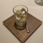 カンテサンス - メロンとクリームのグラニテ