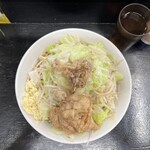 豚仙人 - ミニラーメン野菜マシ