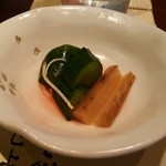 小石澤 - 漬け物。