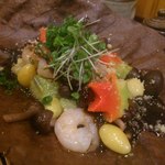 魚菜 由良 - 朴葉焼き