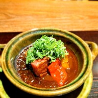 割烹 隆 - ⚫牛鍋　グツグツ、でも和牛はレアレア