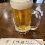 Chiyofuku - 生ビール（中）
