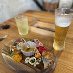 Dietro i tempi - ウッドプレートもおしゃれ