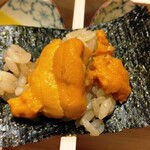 鮨 青海 - うにの手巻き寿司♪