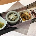 鮨 青海 - 前菜盛り合わせ
