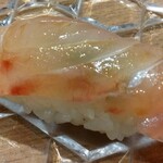 鮨 青海 品川店 - 鯛の昆布締め