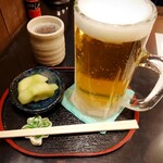 そば処 わへい - 生ビール