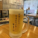 Gyouza No Micchi- - ハッピーアワー淡麗ビール生中　350円(385円税込)