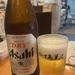 Gyouza No Micchi- - 瓶ビールアサヒ　590円(649円税込)