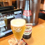 久兵衛屋 - 瓶ビール（キリンクラシックラガー）