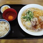 八割うどん - 夏うどんとTKG