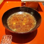 初音鮨 - 本日の食材を使ったスープ