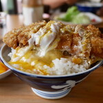 中仙道食堂 - カツ丼（大盛）