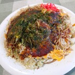 Okonomiyaki Kishi - そばモダン（700円）2023年9月