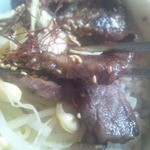 モランボン - 国産牛ｶﾙﾋﾞどんぶりｾｯﾄ\1500の肉ｱｯﾌﾟ（柔らかいお肉です）