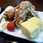 クリーンファーム - セットのから揚げ３種と卵焼き