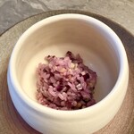 スープとカレー ボンジョルネ - ●リゾット
      紫人参のリゾット（増量）