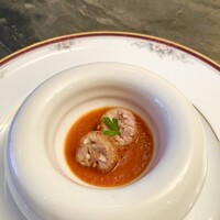 スープとカレー ボンジョルネ - ●Amuse
                      うさぎのクロケット（コロッケ）
                      トマトソースで