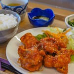 mizuna cafe & dining - ヤムニョムチキンランチ
