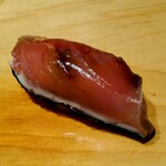 鮨 日進月歩 - 2023/8月中旬。鰹の漬け。