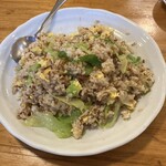 楽苑 - 特製ＸＯ醬レタスチャーハン