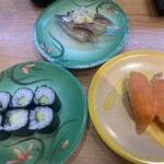 平禄寿司 - 胡瓜巻、締め鯖、サーモン