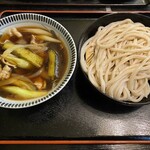 Kappou Teuchi Udon Chitose - 茄子と豚肉のつけ汁うどん