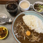 bocca - 料理写真:スタミナカレーご飯大盛り（スープ、サラダ、ドリンク付）1200円