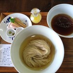 らあめん サンド - とろとろ昆布水つけ麺