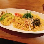 むさしの森珈琲 - 発酵バター香る炙りたらこの和風パスタ