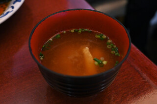 Chuuka Fuuka Teiryourifu-Min - 【納豆チャーハン@税込1,500円】蟹の味噌汁