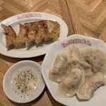 餃子といえば芭莉龍 - 焼餃子と海老水餃子