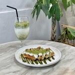 THEN - 抹茶ティラミスクロッフルセット