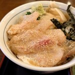 目利きの銀次 - ごまだれ真鯛丼のアップ